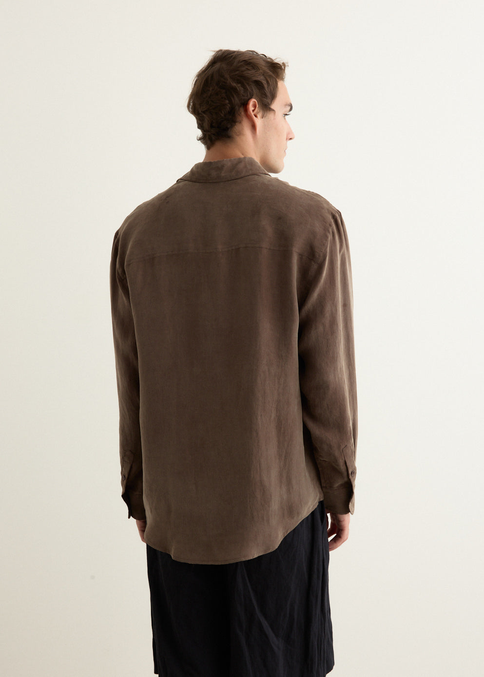 Asher Long Sleeve Cupro Shirt