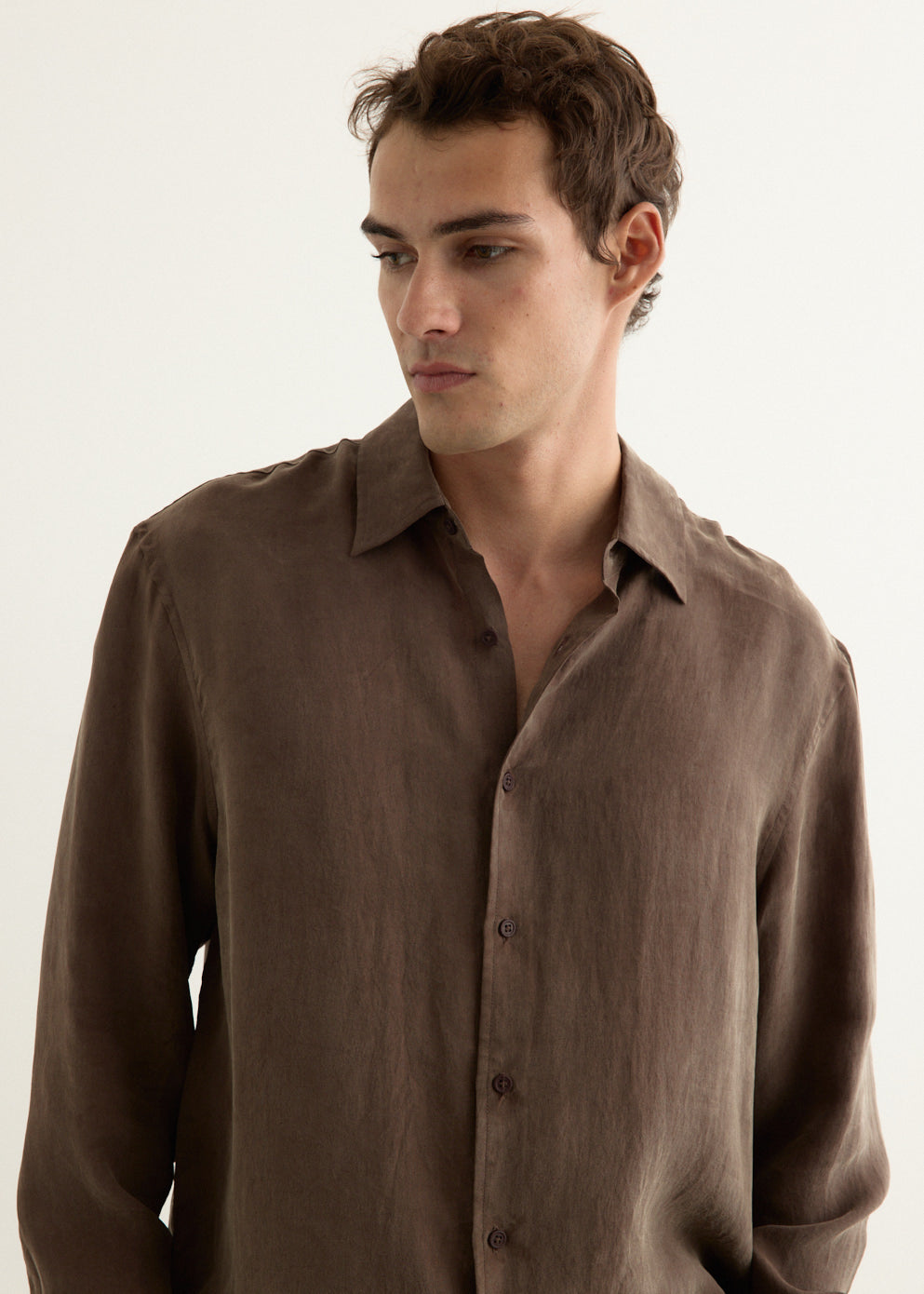 Asher Long Sleeve Cupro Shirt