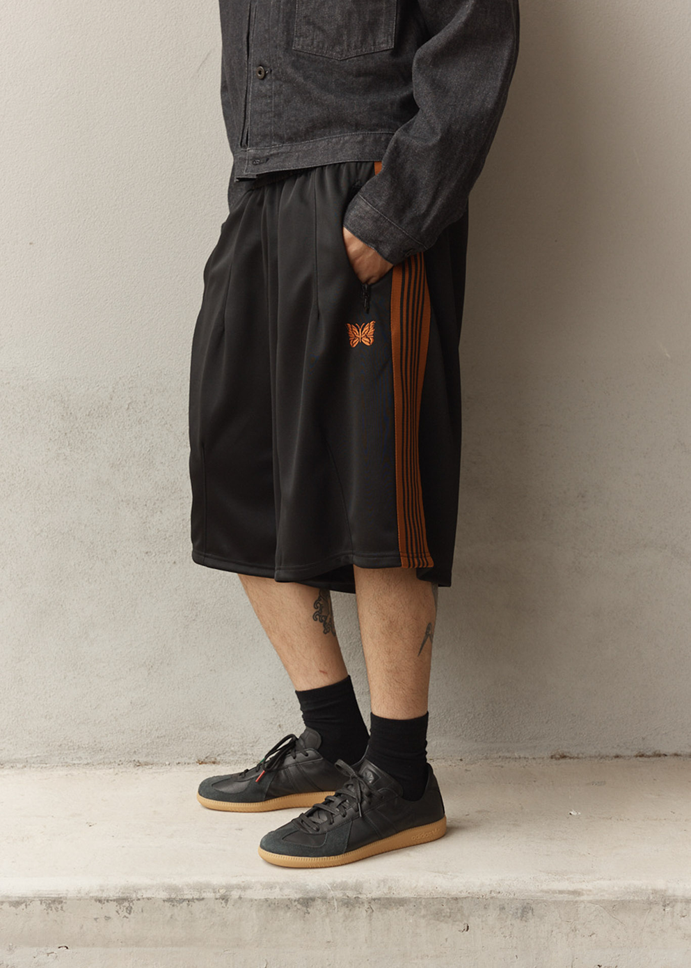 Incu Exclusive Poly Smooth H.D. Track Shorts