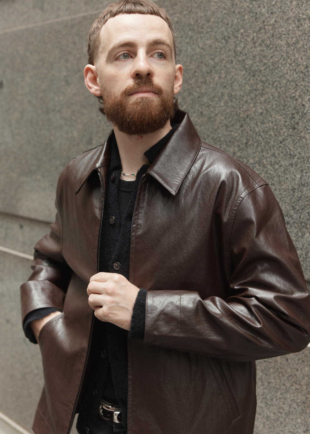 Bulldozer PU Coach Jacket