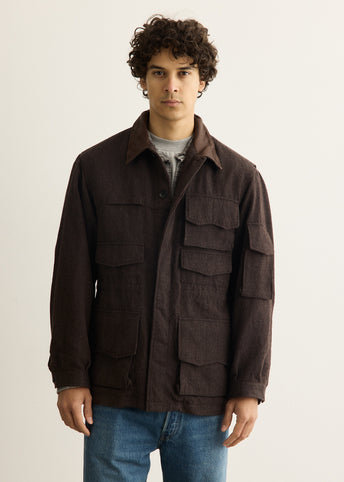 Wool Herringbone Hunter Jacket