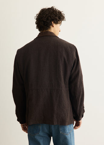 Wool Herringbone Hunter Jacket