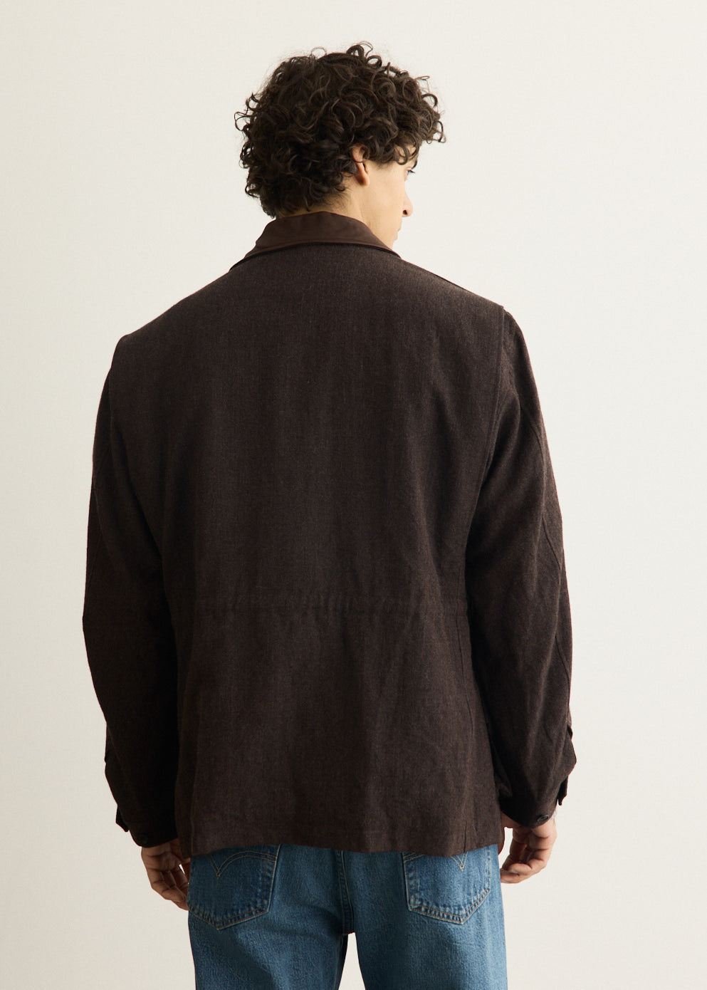 Wool Herringbone Hunter Jacket