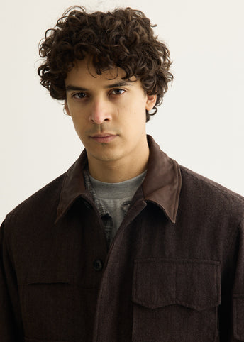 Wool Herringbone Hunter Jacket