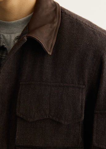 Wool Herringbone Hunter Jacket