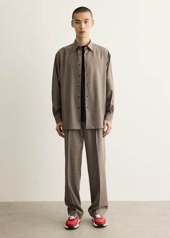 Super Light Wool Two-Tuck Slacks