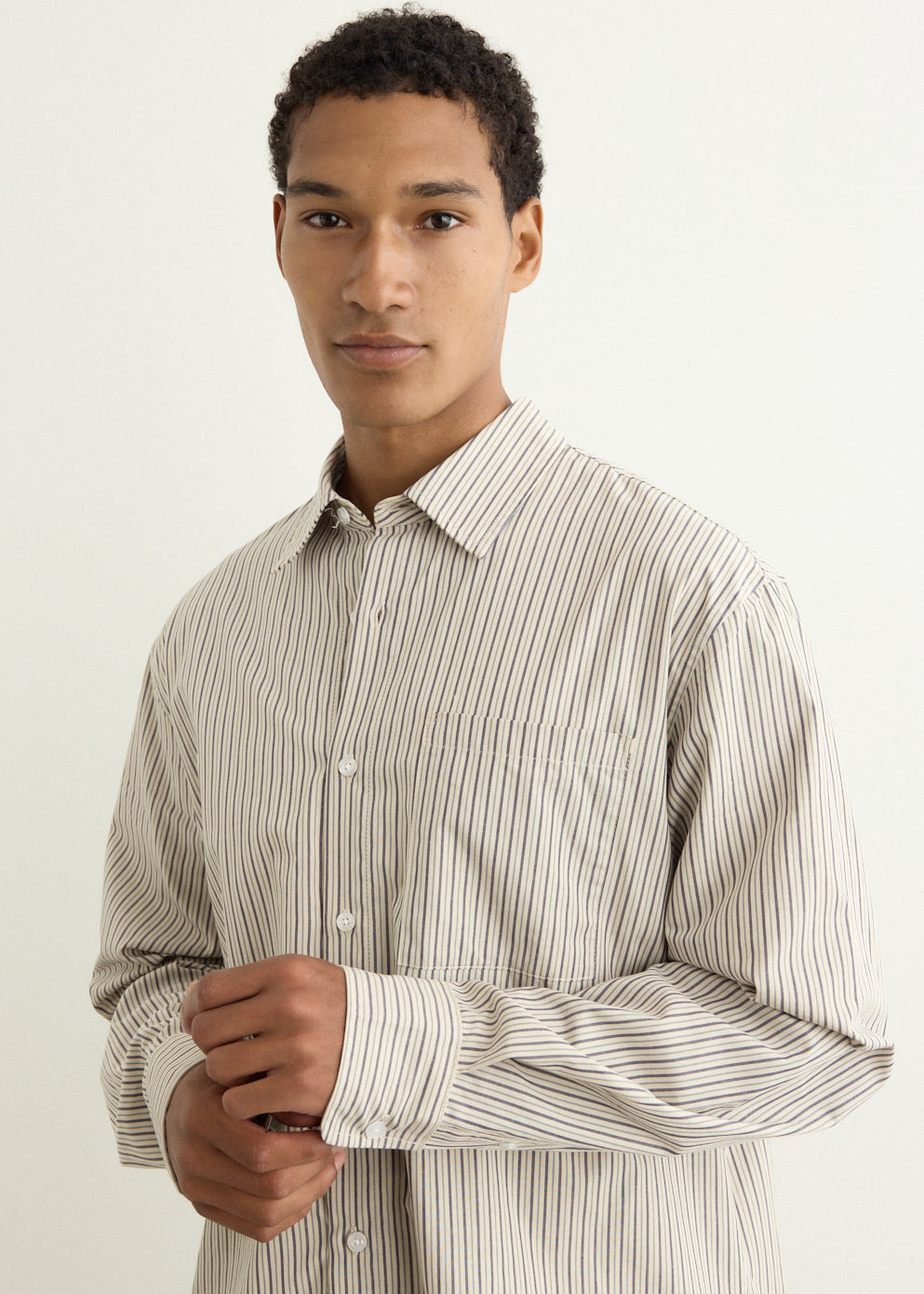 Asher Volta Stripe Shirt