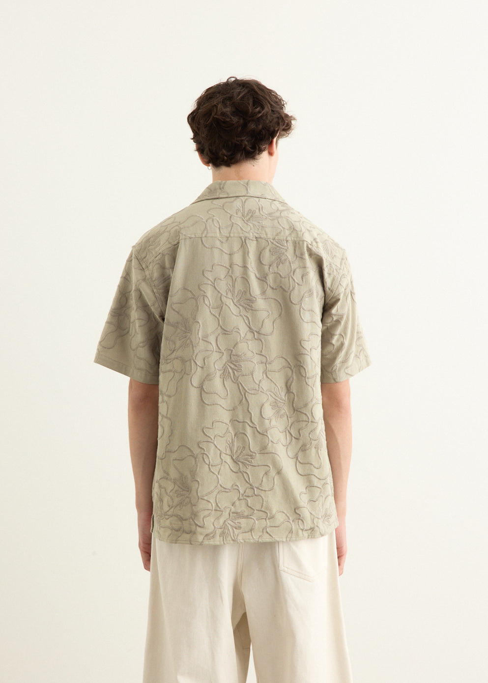 Luka Short Sleeve Foliage Camp Collar Shirt
