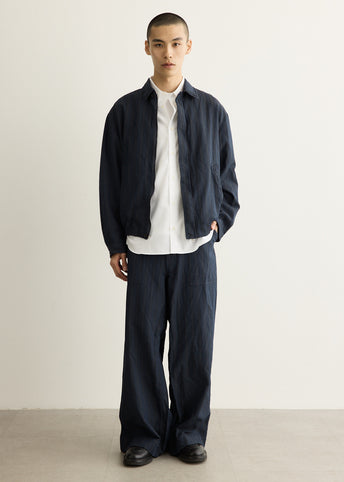 Herringbone Stripe Garment Treated Jacket