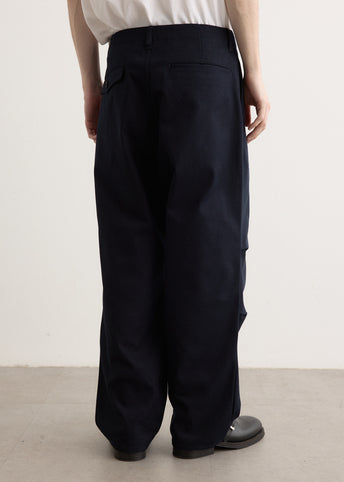 Knee Tuck Wide Pants
