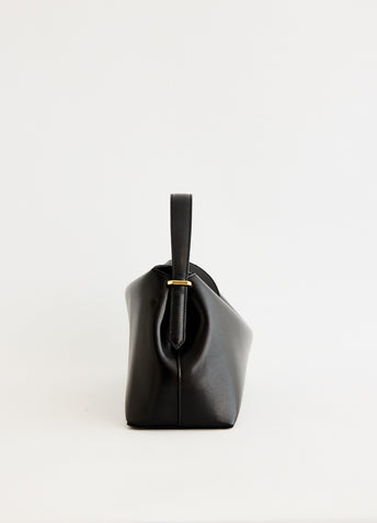 T-Lock Leather Top Handle Bag