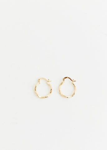 Wave Hoop Earrings