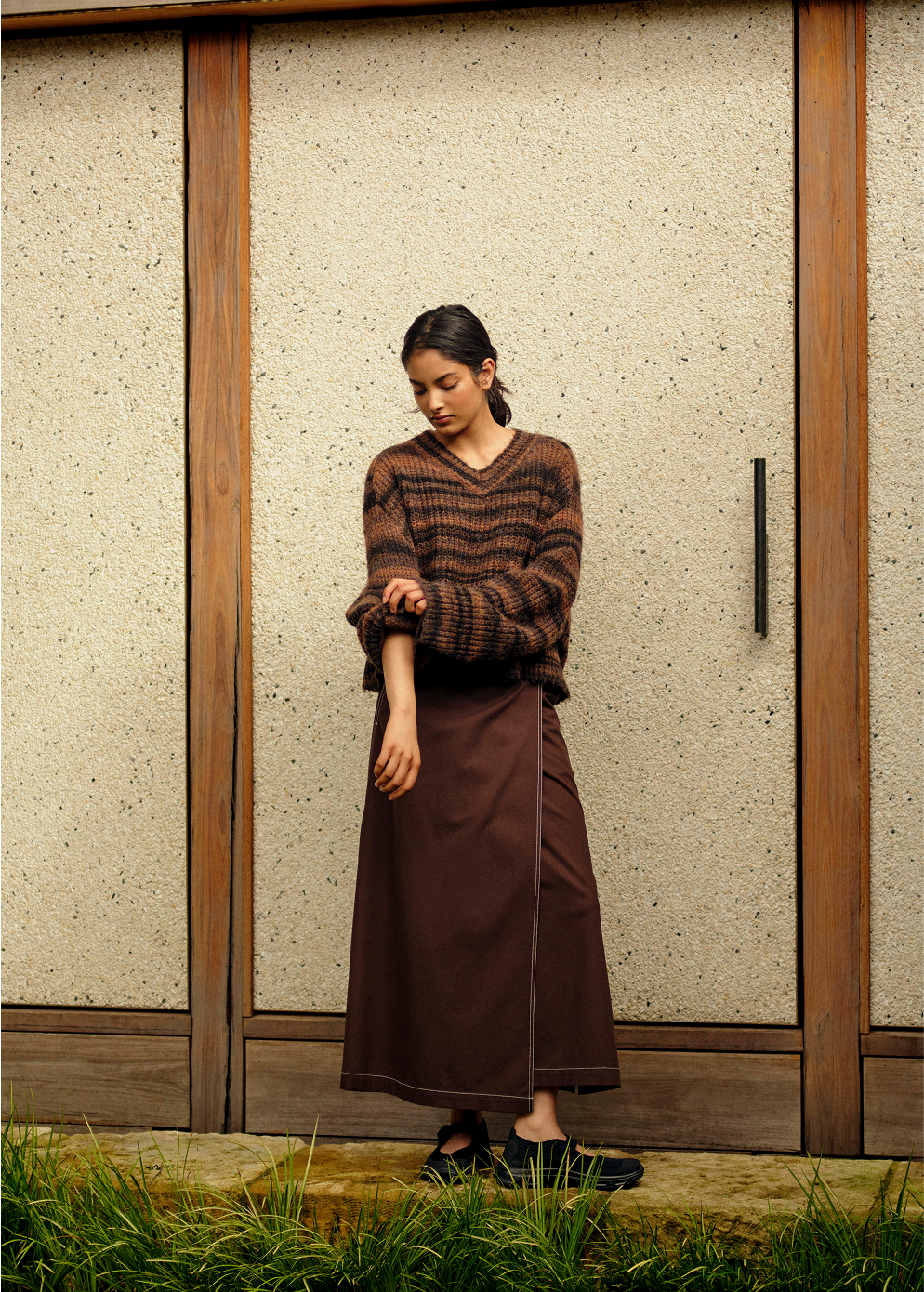 Adore Cropped V-Neck Jumper