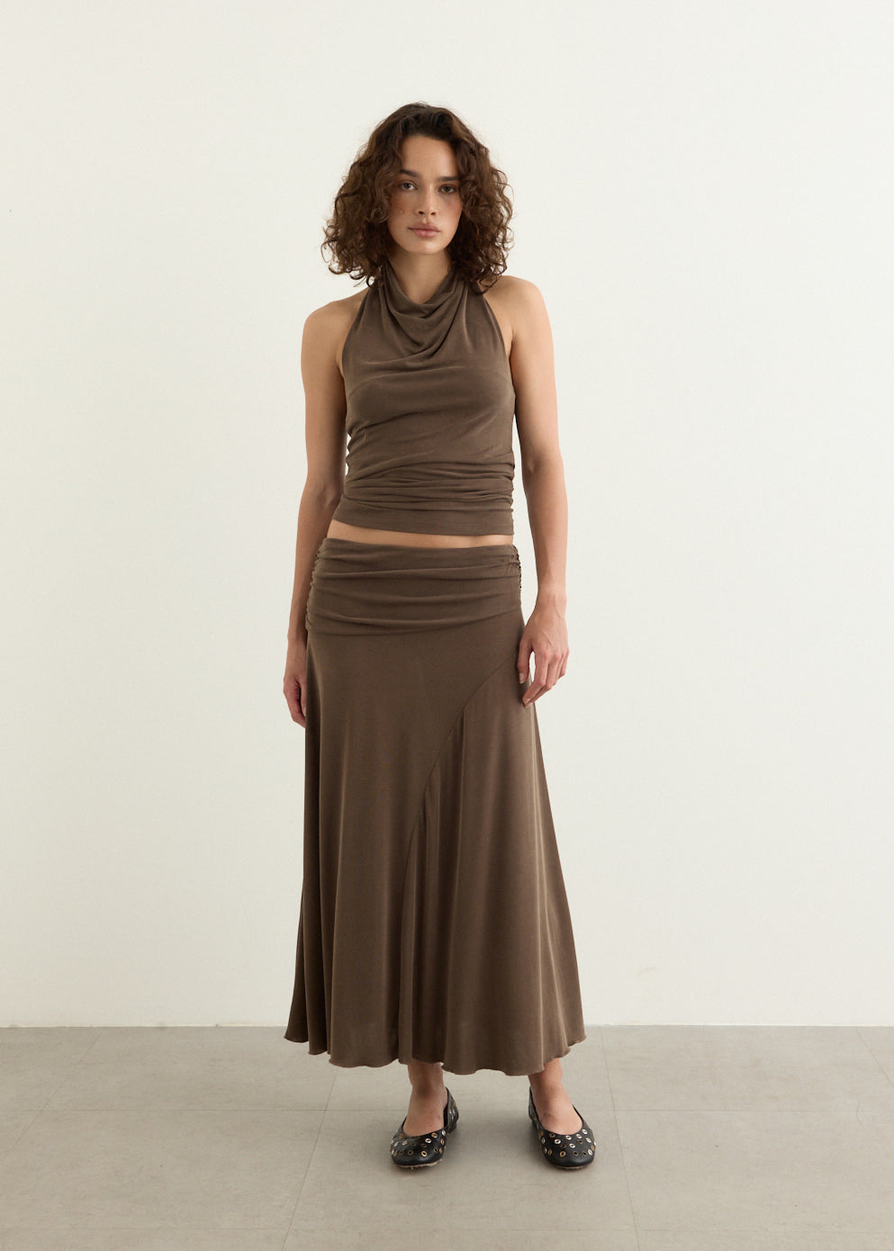 Wave Midi Skirt