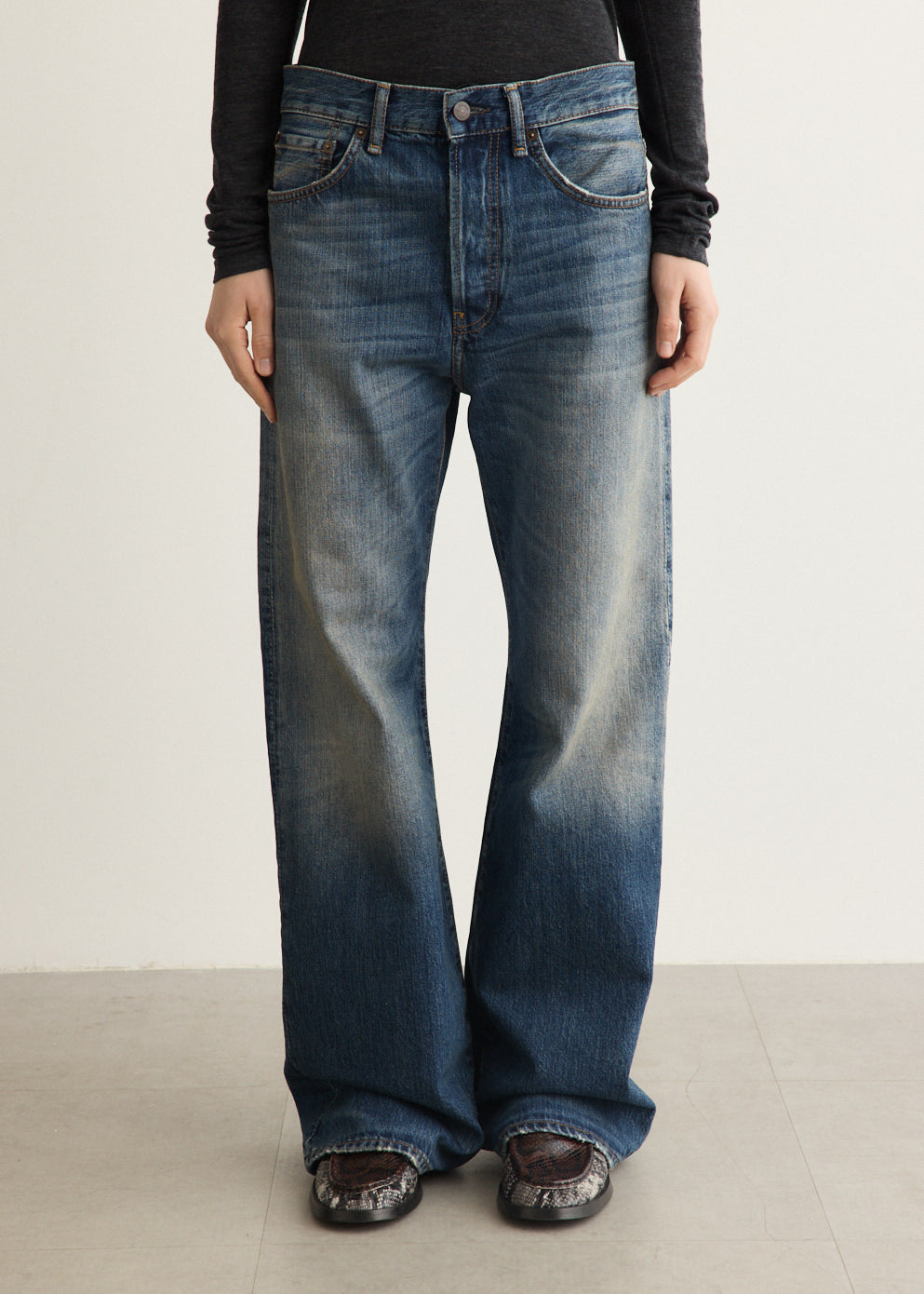 2021F Mid Blue Bingo Jeans