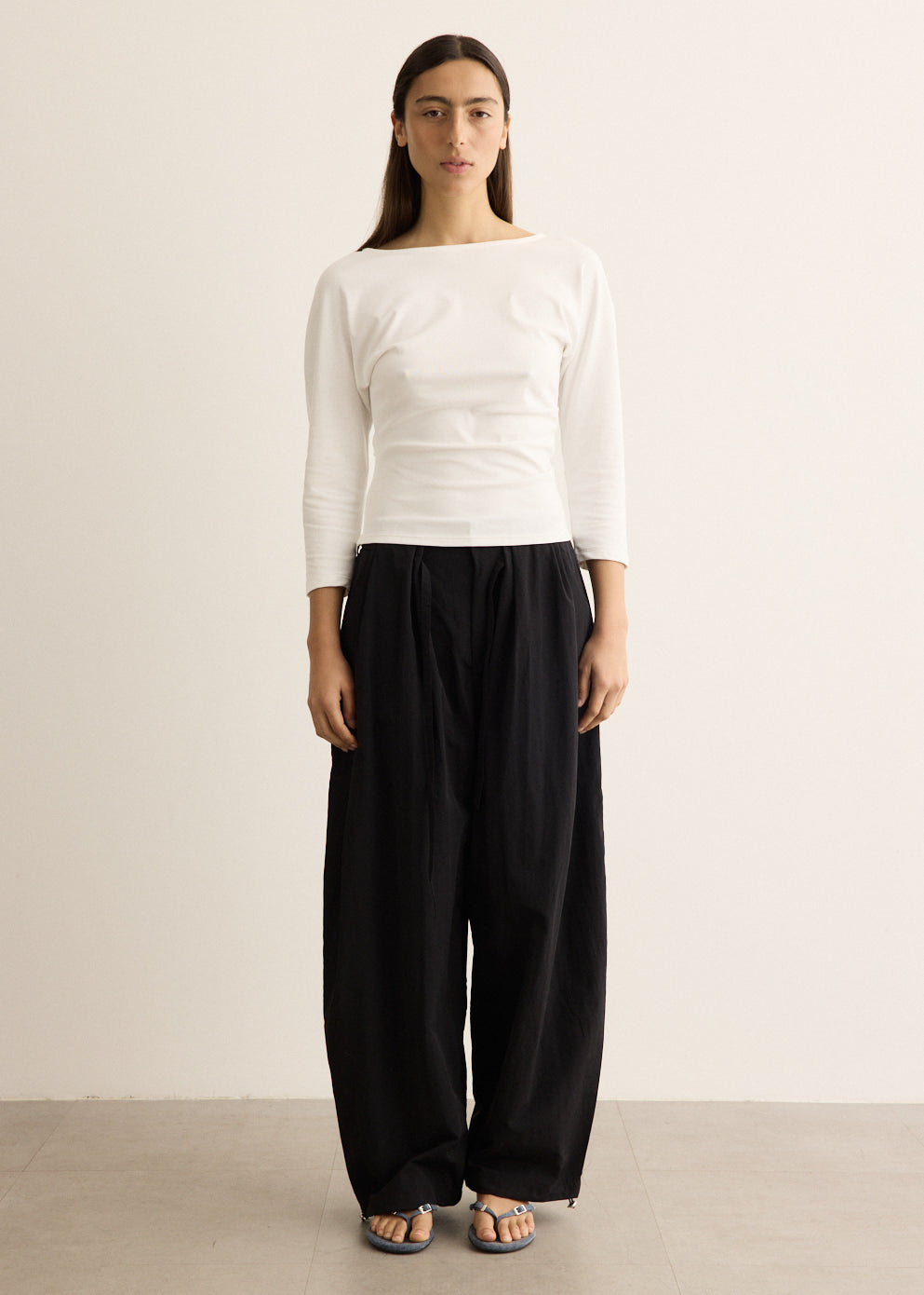 Wavelet Batwing Long Sleeve Top