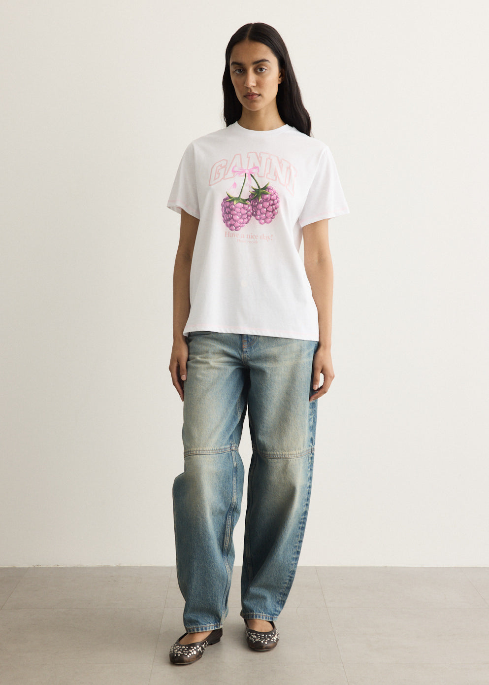 Basic Cotton Jersey Raspberry T-Shirt