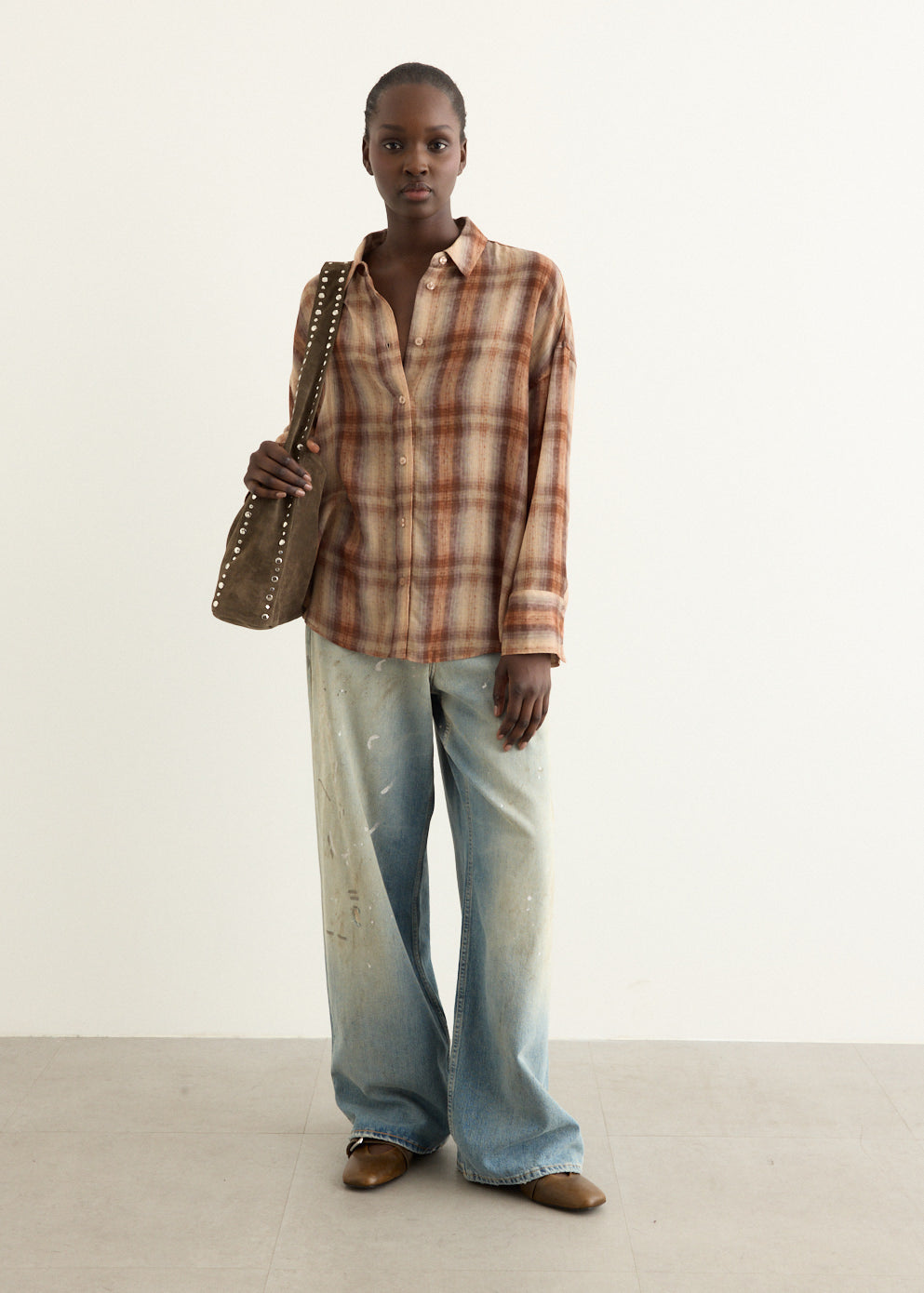 Diver Sheer Check Shirt