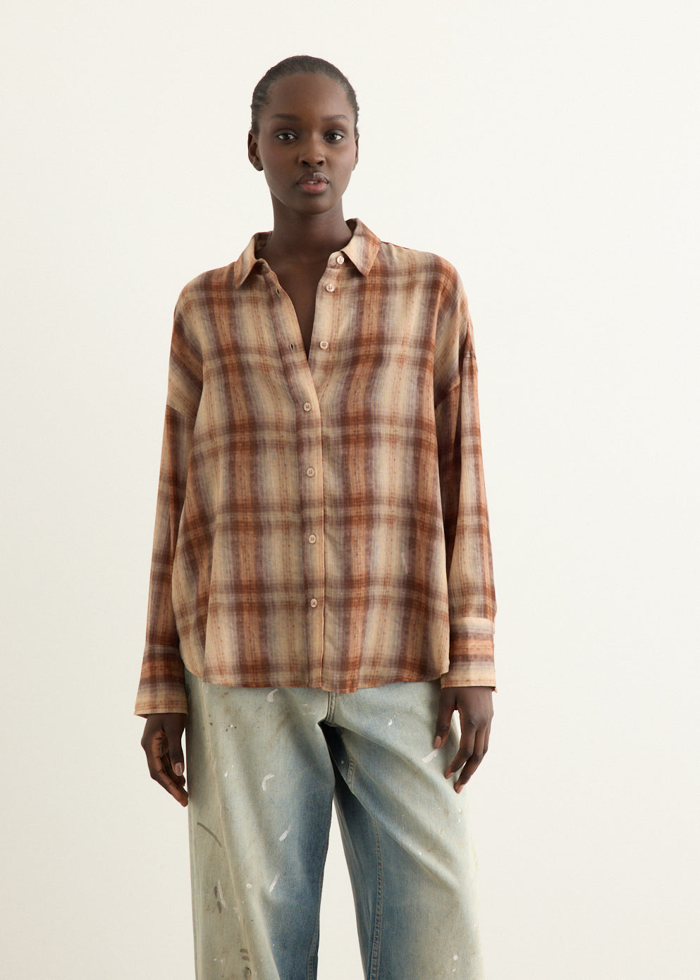 Diver Sheer Check Shirt