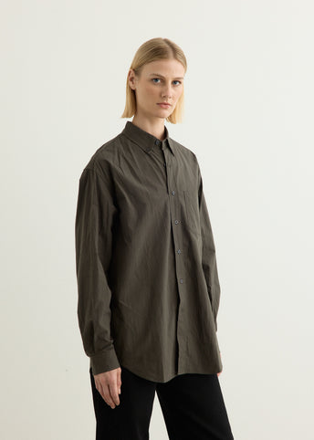 Relaxed Poplin Shirt