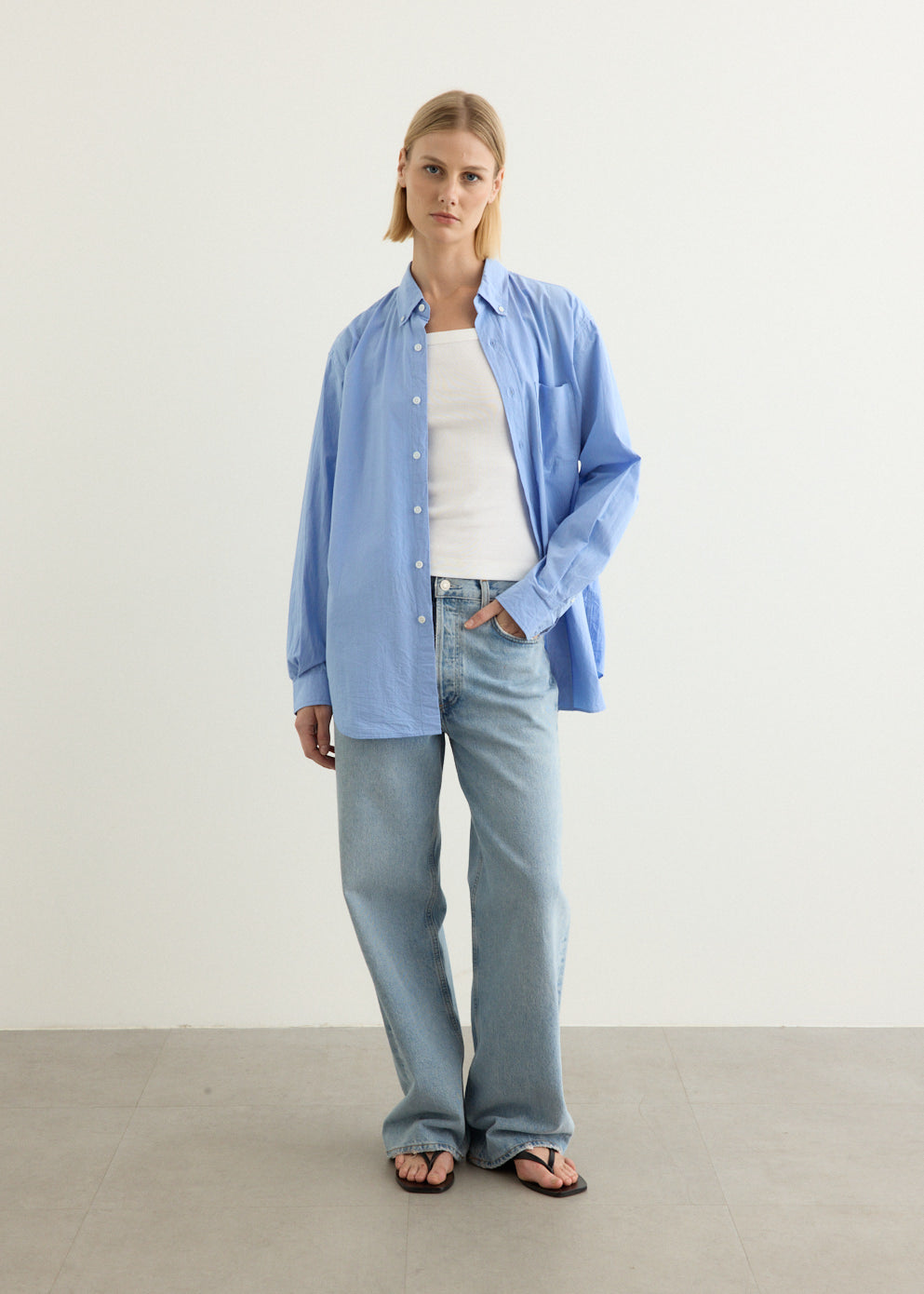 Relaxed Poplin Shirt