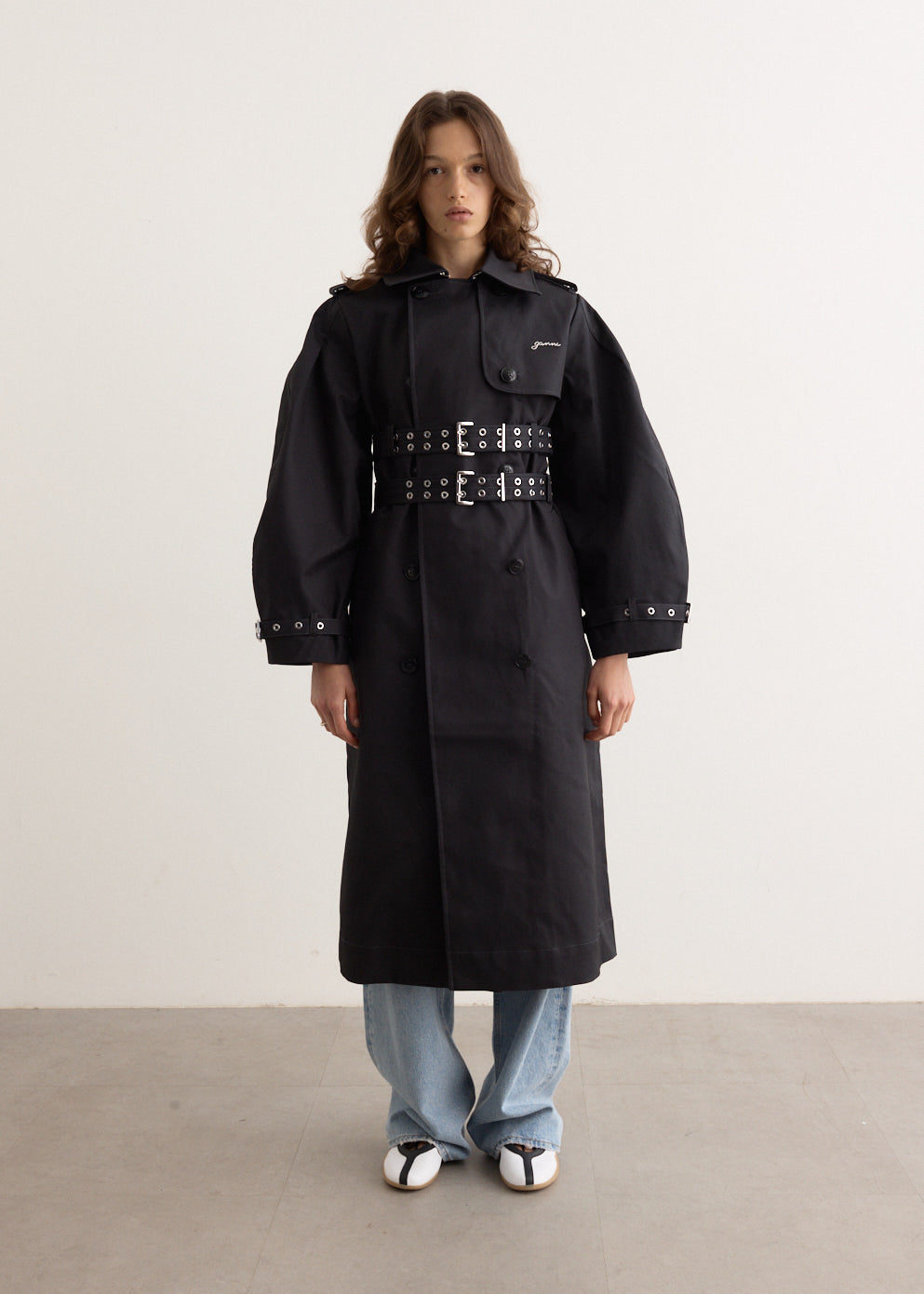 Bonded Cotton Trench Coat