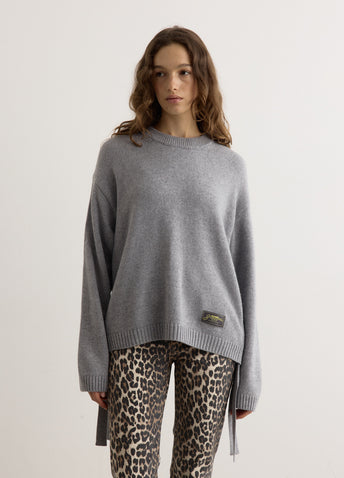 Future Wool Mix Oversized O-Neck Jumper