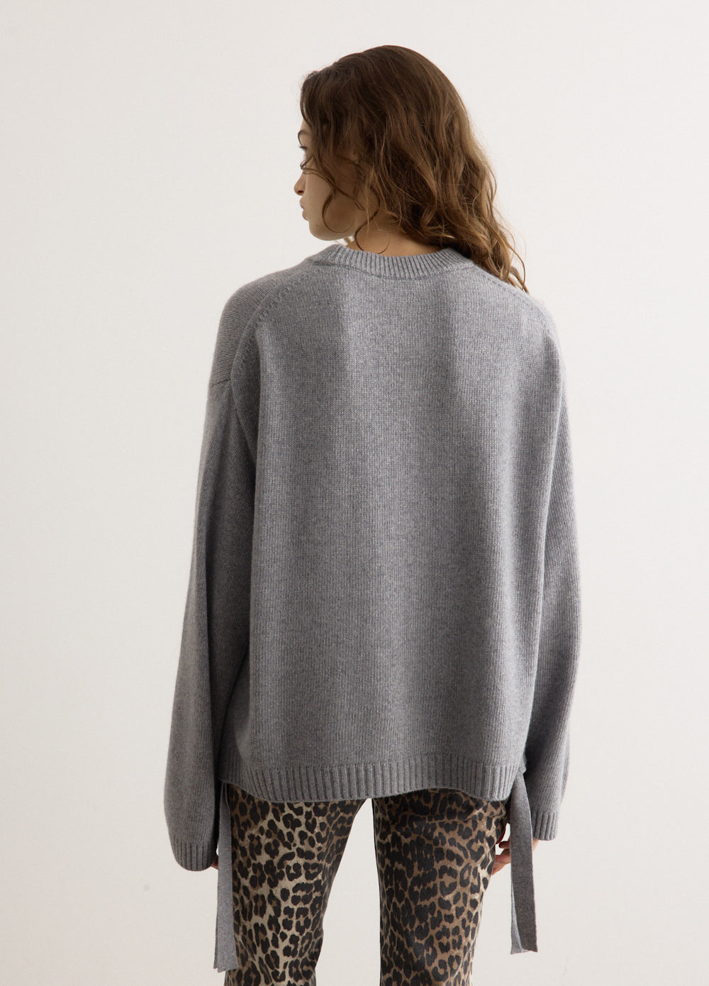 Future Wool Mix Oversized O-Neck Jumper