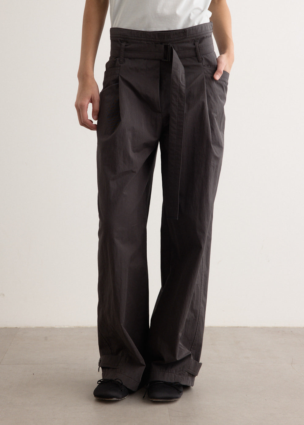 Double Belt Point Pants