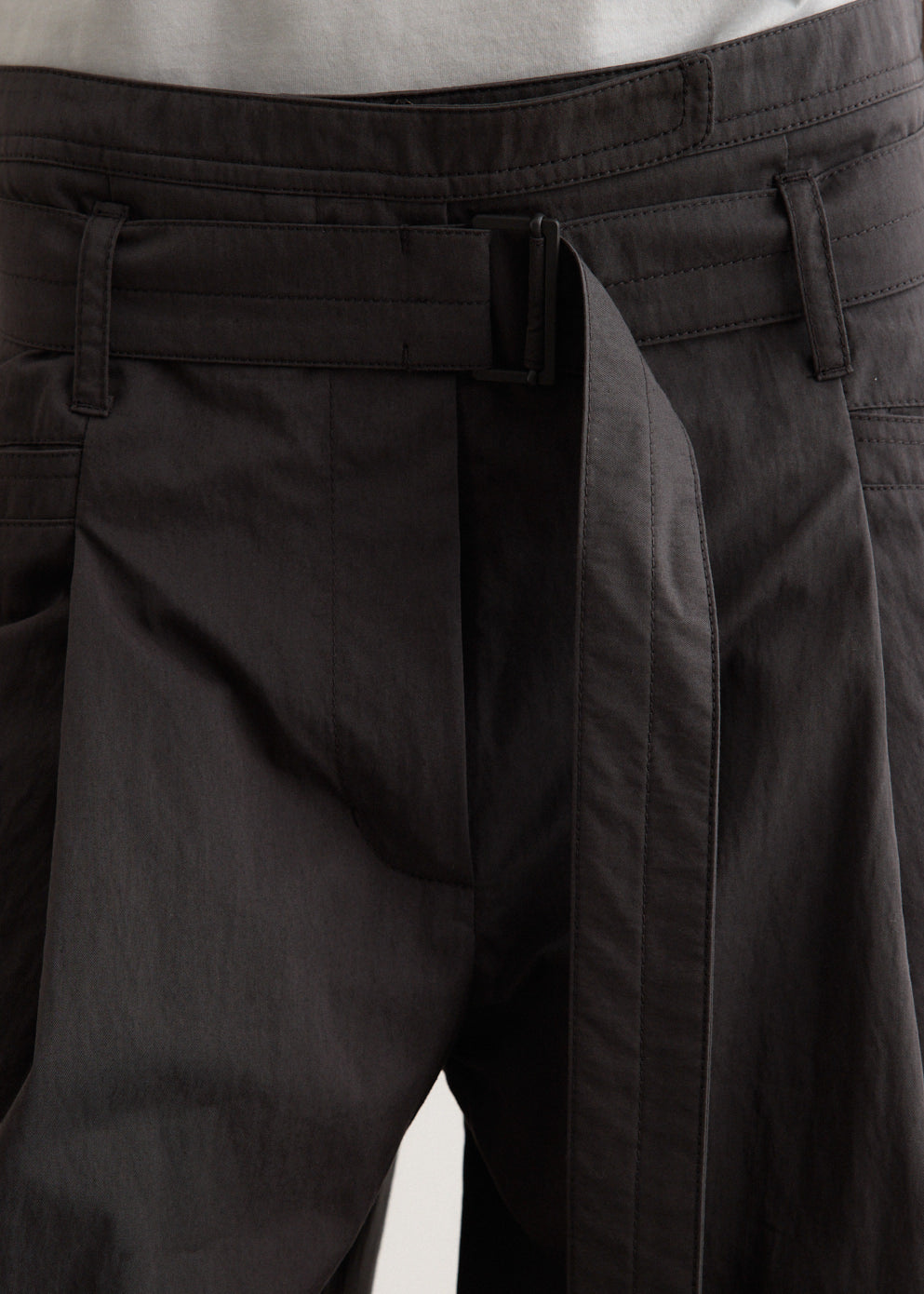 Double Belt Point Pants