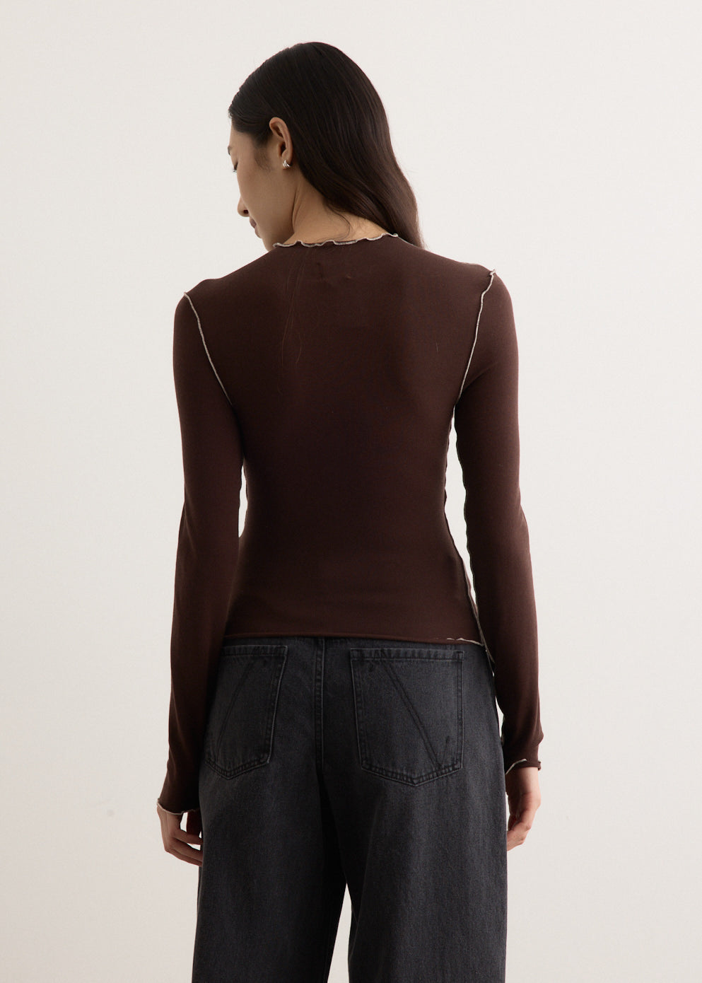 Azaelia Long Sleeve Panelled Top