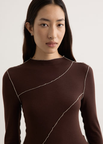 Azaelia Long Sleeve Panelled Top