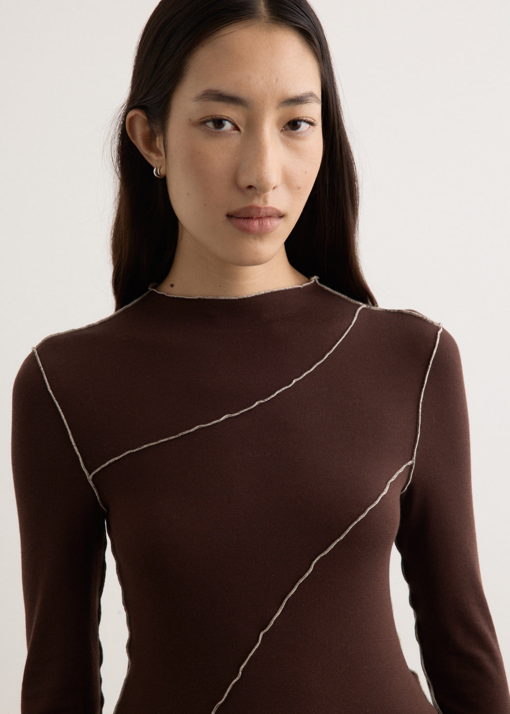 Azaelia Long Sleeve Panelled Top