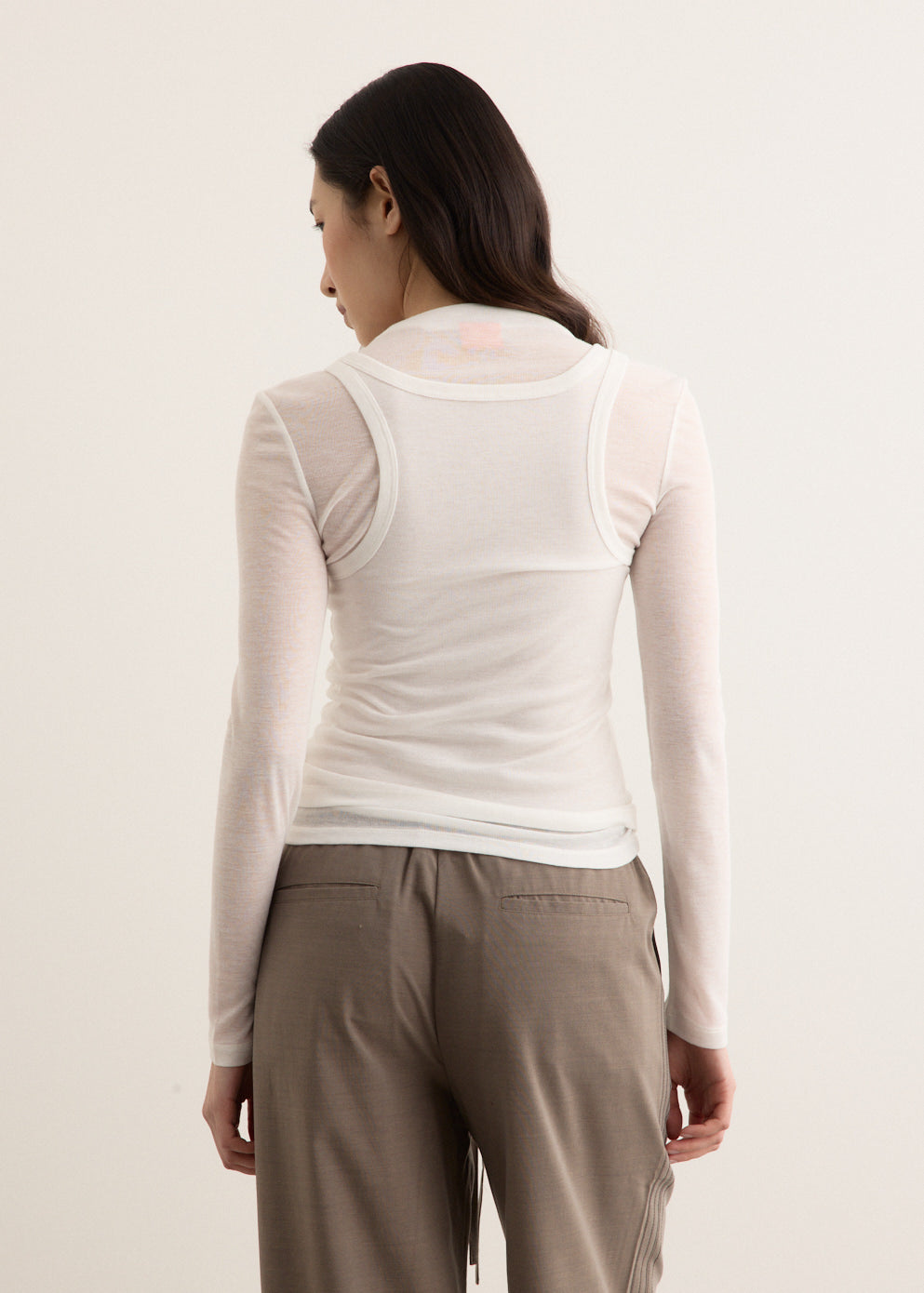 Shade Double Layer Long Sleeve Top