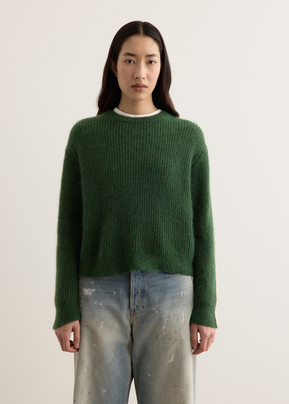 Arcade Stripe Sleeve Knit