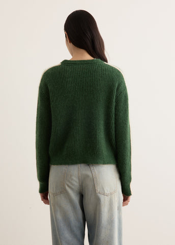 Arcade Stripe Sleeve Knit