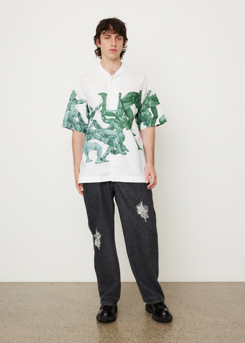 x Pol Anglada Print Short Sleeve Shirt